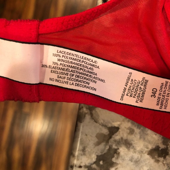 VS Dream Angels Sheer Lace Push Up Without padding bra - Picture 5 of 10